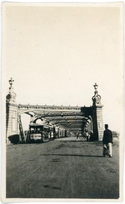 First World War Black and White Photograph of the Boulac Bridge, Cairo
