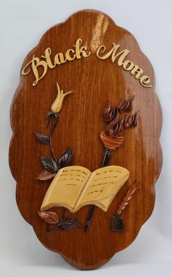 Plaque, Blackmore, Wooden Decorations
