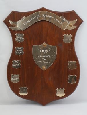 Plaque, Girrawheen Primary School, Dux