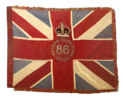 Pre 1914, Western Australia, Fremantle, King's Colour - 86th Infantry (Western Australian Rifles) 1914 Presentation