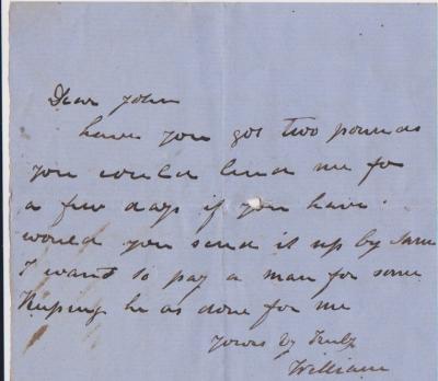Letter from William Waldeck to John Maley