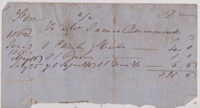 Invoice to John Fox from James Drummond