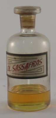 OL. Sassafras Oil Bottle