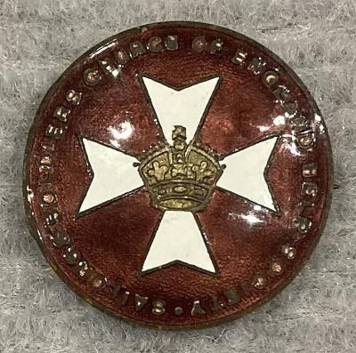 Sailors & Soldiers Church of England Help Society enamel badge