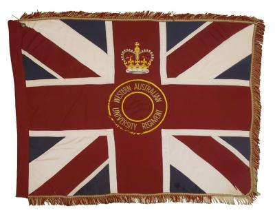 Western Australian University Regiment - King's Colour - 1958 Presentation