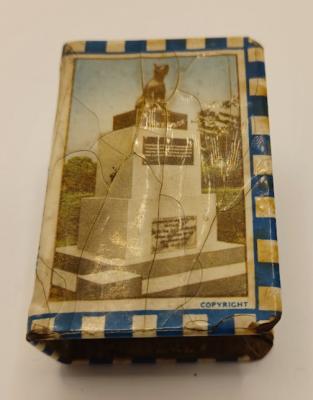 Metal Matchbox Cover - Gundagai Dog
