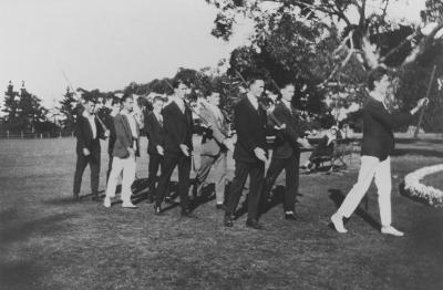 Men Marching - Claremont Teachers College