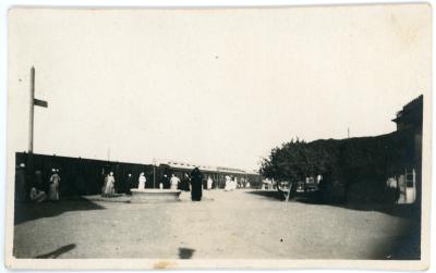 First World War Black and White Photograph of Maadi Train Station, Cairo
