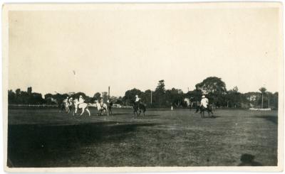 First World War Black & White Photograph of a Polo Match at Ghezieh Sporting Club, Cairo