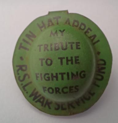 Fundraising Badge - "Tin Hat Appeal"