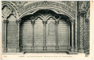 First World War Postcard ‘La Sainte Chapelle’ sent from Pte. Edward Charles MOUCHEMORE, 6351