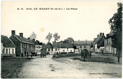 First World War Postcard ‘Le Waast’ sent from Pte. Edward Charles MOUCHEMORE, 6351