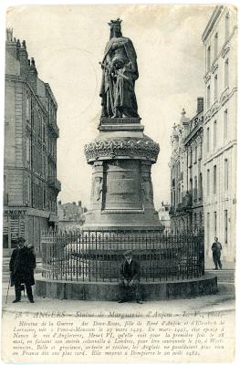 First World War Postcard ‘Statue de Marguerite d’Anjou’ sent from Pte. Edward Charles MOUCHEMORE, 6351