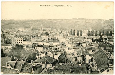 First World War Postcard ‘Bar-le-Duc’ sent from Pte. Edward Charles MOUCHEMORE 6351