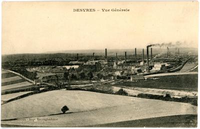 First World War Postcard ‘Desvres’ sent from Pte. Edward Charles MOUCHEMORE 6351