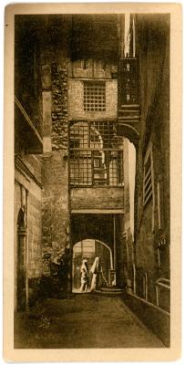 First World War Black and White Postcard of Native Quarters in Cairo