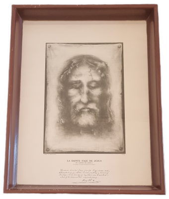 Large portrait of La Sainte Face de Jesus