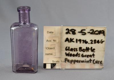 BOTTLE, MEDICINE - PEPPERMINT CURE