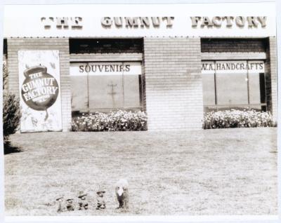Gumnut Figures Outside Gumnut Factory - Photograph