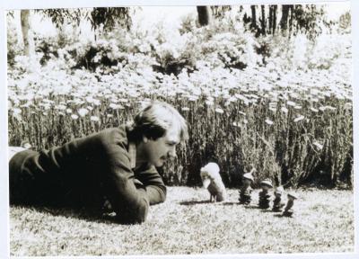 Chris Trump and Gumnut Figures - Photograph