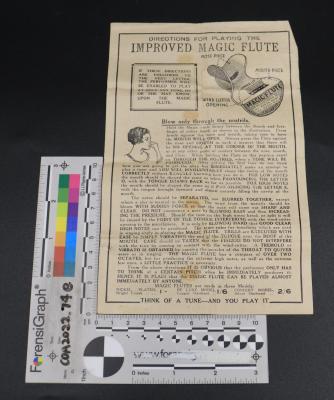 INSTRUCTIONS - MAGIC FLUTE