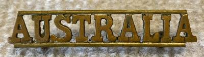Straight Australia metal shoulder title - 1
