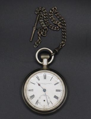 POCKET WATCH AND CHAIN