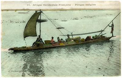 First World War Postcard ‘Afrique Occidentale Francaise’ sent to Miss Vera VERGE