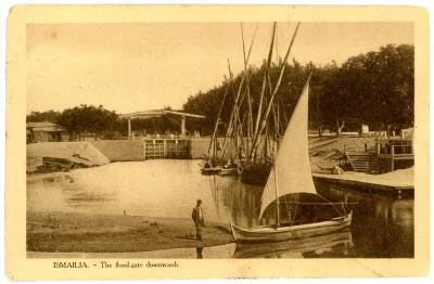 First World War Postcard ‘Ismailia’ sent to Miss Vera VERGE