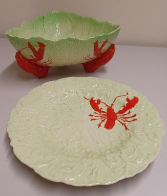 Bowl & Plate (lobster) - Carltonware