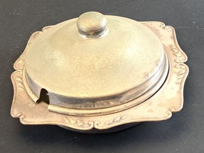 Butter Dish silver plated 