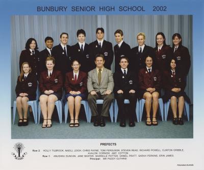 BSHS Prefects 2002