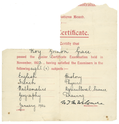 Roy Grace - Junior Certificate