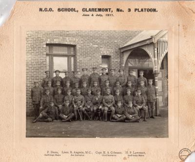World War 1, Australia Western Australia Claremont, 1917