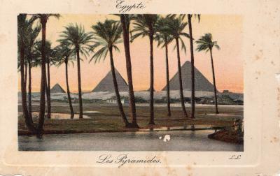 World War 1 , Middle East Egypt Giza, pc, 1914