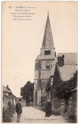 Pre-World War 1, Europe France Mametz, 1913