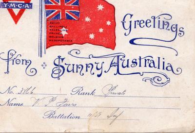 World War 1, Australia, 51 Battalion, 1916