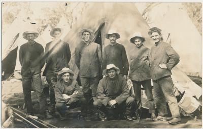 Men at Camp
