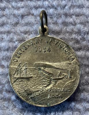 Medal commemorating the Centenary of Victoria, 1934 & Centenary of Melbourne, 1935