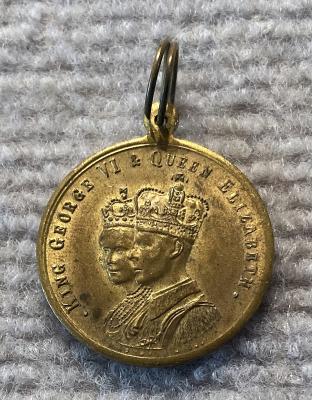 Medal commemorating the 1937 Coronation of King George VI & Queen Elizabeth