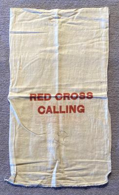 Australian Red Cross Society fabric collection bag