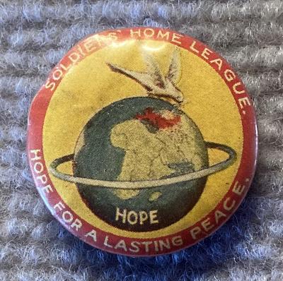 Soldiers' Home League fundraising badge/button - Hope