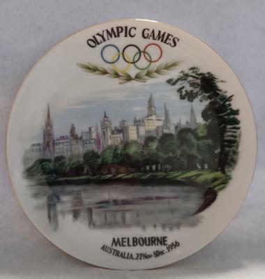 Souvenir Plate - Melbourne Olympic Games 1956