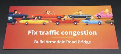 FLYER - FIX TRAFFIC CONGESTION - BUILD ARMADALE ROAD BRIDGE