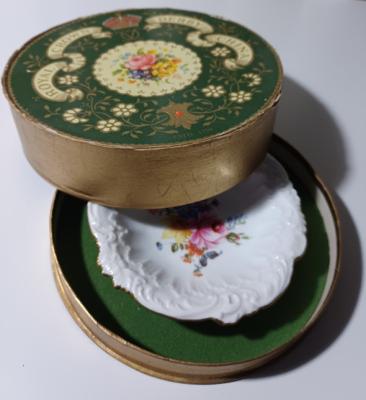 Royal Crown Derby China box & dish