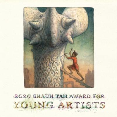 2026 Shaun Tan Award for Young Artists logo. 