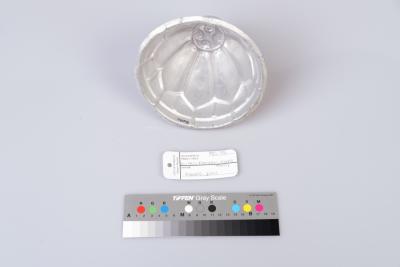 JELLY MOULD: ALUMINIUM, MORRIS FAMILY