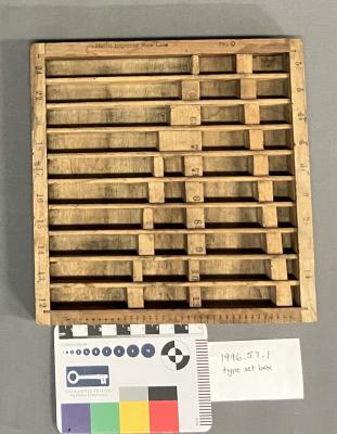 wooden trays for printing type