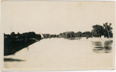 First World War Photograph of a Nile River Canal at Barrage 