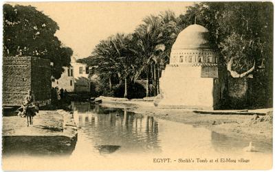 First World War Postcard of the ‘Sheikh”s Tomb at El Marg Village’, Egypt